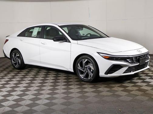 Serenity White 2025 Hyundai ELANTRA Sport