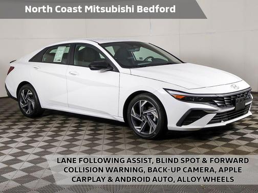 Serenity White 2025 Hyundai ELANTRA Sport