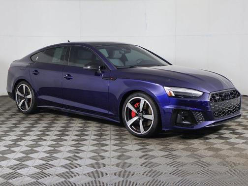 Navarra Blue Metallic 2023 Audi A5 Sportback 45 S Line Premium Plus