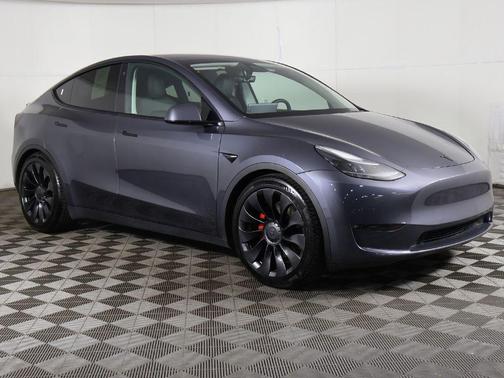 Midnight Silver Metallic 2022 Tesla Model Y Performance Dual Motor All-Wheel Drive