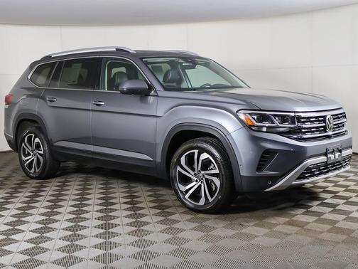 Platinum Gray Metallic 2021 Volkswagen Atlas SEL Premium