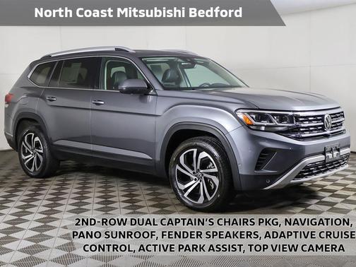 Platinum Gray Metallic 2021 Volkswagen Atlas SEL Premium