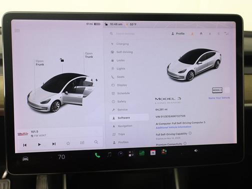 Pearl White Multi-Coat 2019 Tesla Model 3 Mid Range