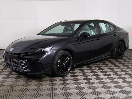 Midnight Black Metallic 2025 Toyota Camry SE