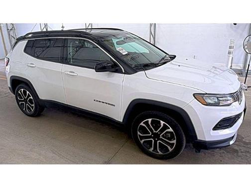 Bright White Clearcoat 2022 Jeep Compass Limited