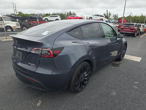 Gray 2022 Tesla Model Y Performance Dual Motor All-Wheel Drive