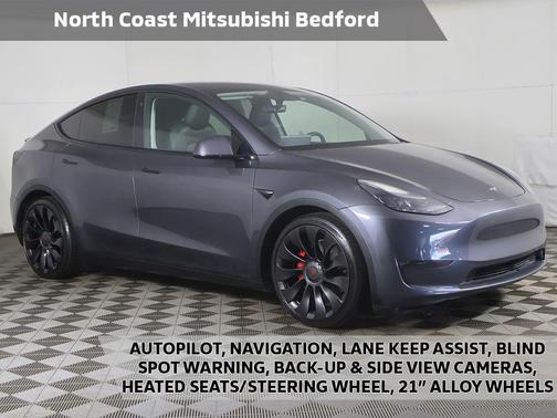 Gray 2022 Tesla Model Y Performance Dual Motor All-Wheel Drive