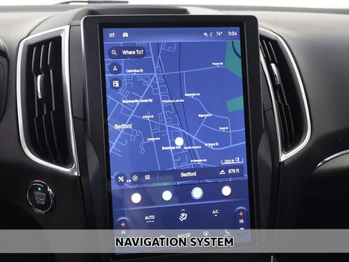 Blue Metallic 2023 Ford Edge Titanium