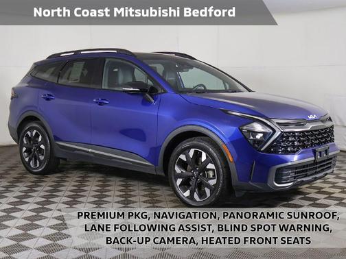 Sapphire Blue 2023 Kia Sportage X-Line