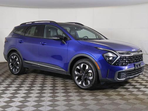 Sapphire Blue 2023 Kia Sportage X-Line