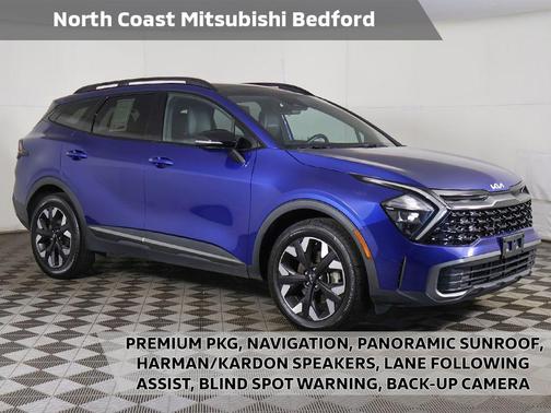 Sapphire Blue 2023 Kia Sportage X-Line