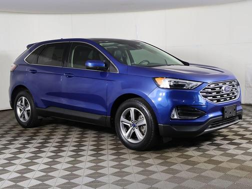 Atlas Blue Metallic 2022 Ford Edge SEL