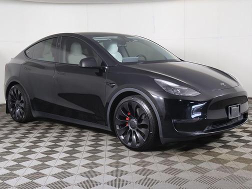 Solid Black 2023 Tesla Model Y Performance Dual Motor All-Wheel Drive