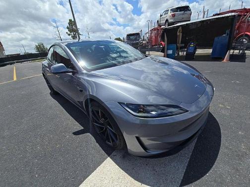 Stealth Grey 2024 Tesla Model 3 Performance