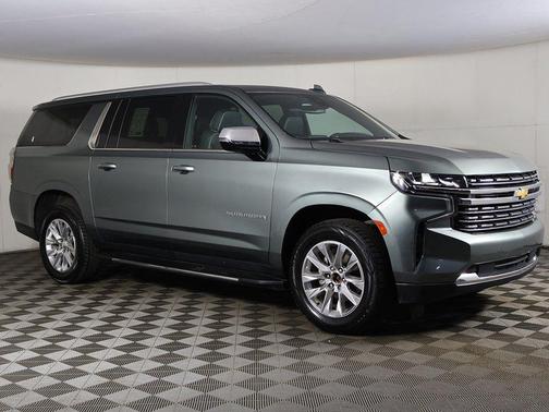 Silver Sage Metallic 2023 Chevrolet Suburban Premier