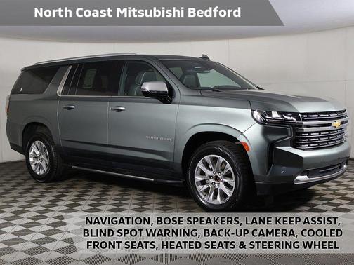 Silver Sage Metallic 2023 Chevrolet Suburban Premier