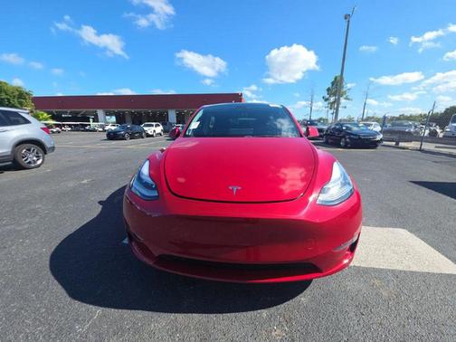 Red Multi-Coat 2023 Tesla Model Y Long Range Dual Motor All-Wheel Drive