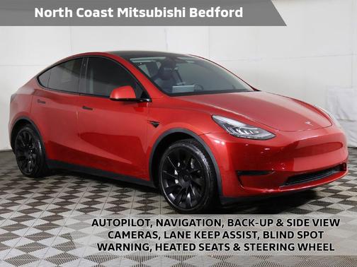 Red Multi-Coat 2023 Tesla Model Y Long Range Dual Motor All-Wheel Drive