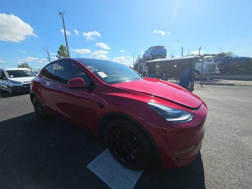 Red Multi-Coat 2023 Tesla Model Y Long Range Dual Motor All-Wheel Drive