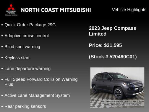 Granite Crystal Metallic Clearcoat 2023 Jeep Compass Limited