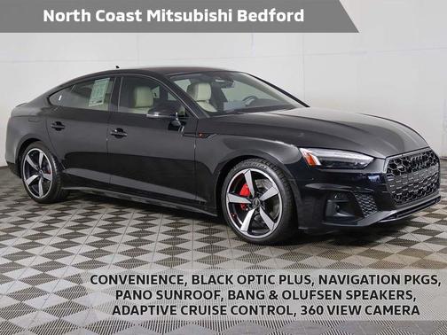 Mythos Black Metallic 2023 Audi A5 Sportback 45 S Line Premium Plus