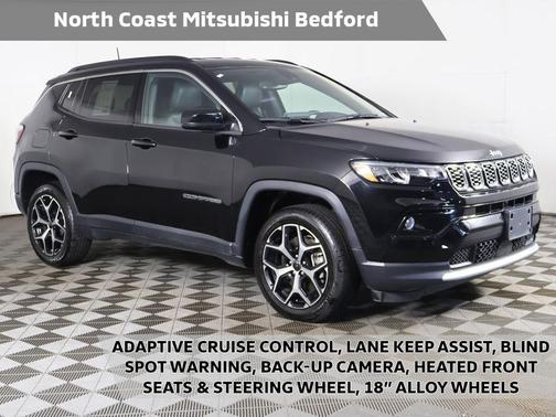 Diamond Black Crystal Pearlcoat 2025 Jeep Compass Limited