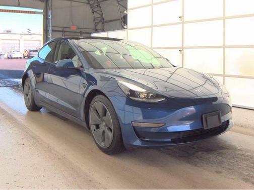 Deep Blue Metallic 2021 Tesla Model 3 Standard Range Plus