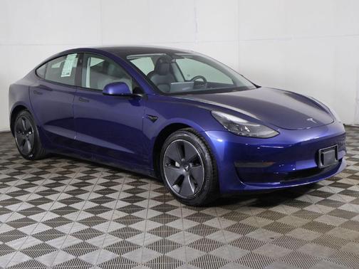 Deep Blue Metallic 2021 Tesla Model 3 Standard Range Plus