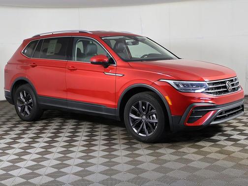 Red Metallic 2023 Volkswagen Tiguan 2.0T SE