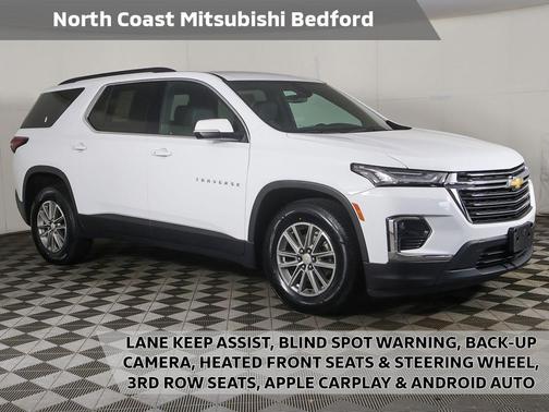 Summit White 2023 Chevrolet Traverse LT Leather