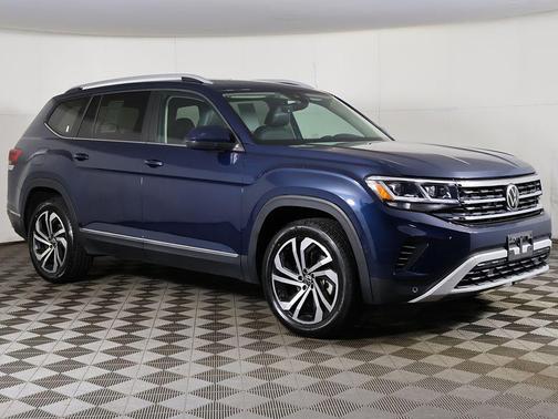 Blue Metallic 2022 Volkswagen Atlas 2.0T SEL