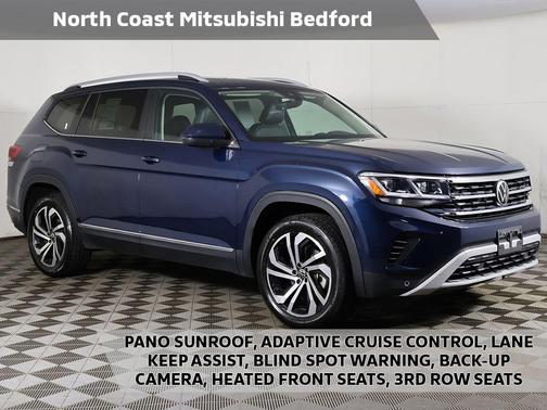 Blue Metallic 2022 Volkswagen Atlas 2.0T SEL