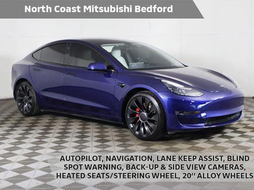 Deep Blue Metallic 2023 Tesla Model 3 Performance
