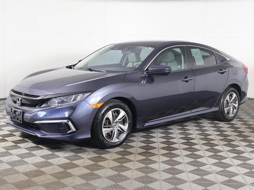 Cosmic Blue Metallic 2019 Honda Civic LX