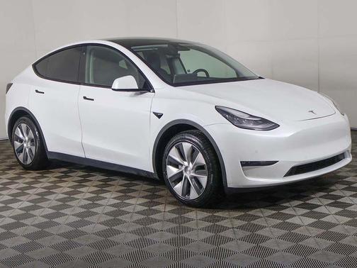 Pearl White Multi-Coat 2020 Tesla Model Y Long Range Dual Motor All-Wheel Drive