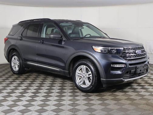Stone Blue Metallic 2022 Ford Explorer XLT
