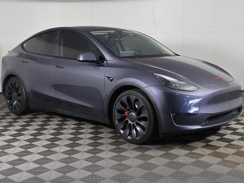 Midnight Silver Metallic 2023 Tesla Model Y Performance Dual Motor All-Wheel Drive