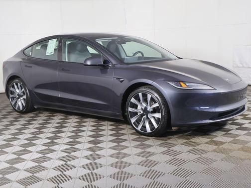 Stealth Grey 2024 Tesla Model 3 Long Range