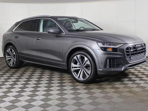 Samurai Gray Metallic 2021 Audi Q8 55 Prestige
