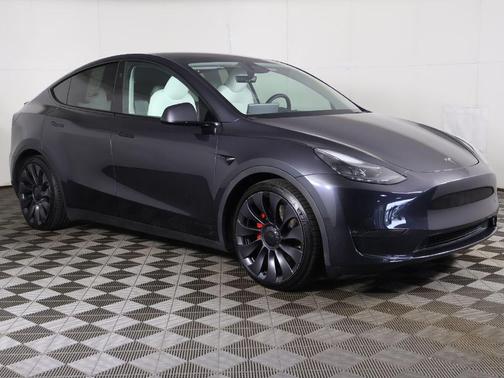 Stealth Grey 2024 Tesla Model Y Performance Dual Motor All-Wheel Drive