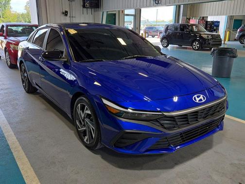 Intense Blue 2025 Hyundai ELANTRA Sport