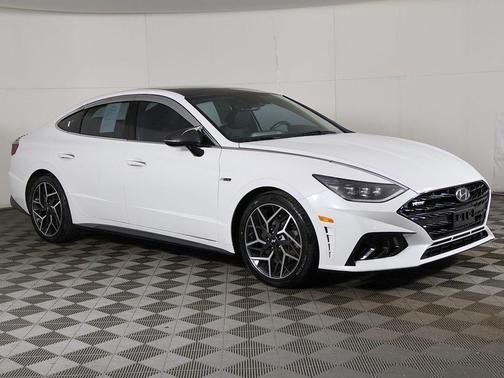 Serenity White 2023 Hyundai SONATA N Line