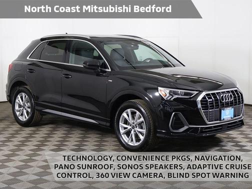 Mythos Black Metallic 2023 Audi Q3 45 S line Premium Plus