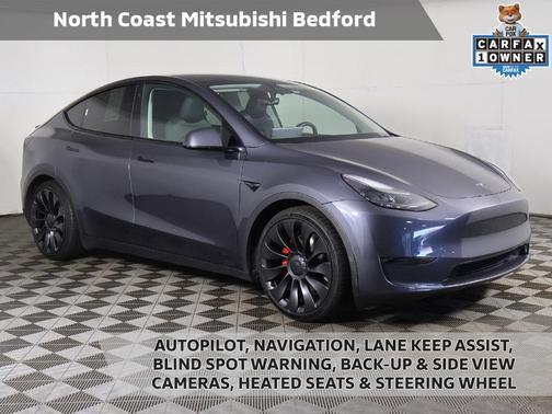 Gray 2023 Tesla Model Y Performance Dual Motor All-Wheel Drive
