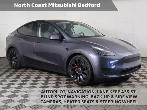 Gray 2023 Tesla Model Y Performance Dual Motor All-Wheel Drive