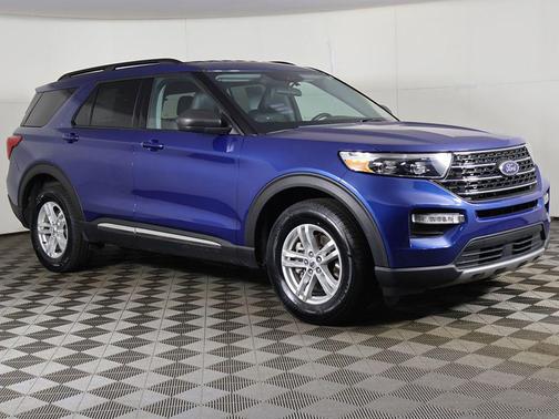 Atlas Blue Metallic 2023 Ford Explorer XLT