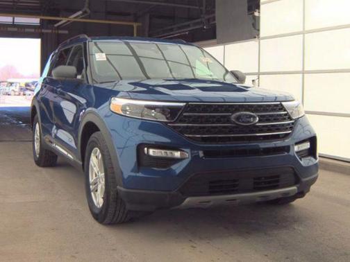 Atlas Blue Metallic 2023 Ford Explorer XLT