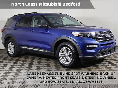 Atlas Blue Metallic 2023 Ford Explorer XLT