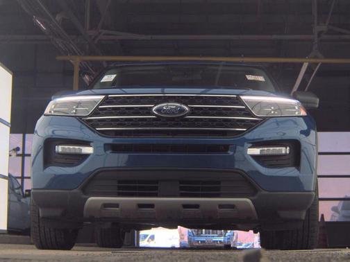 Atlas Blue Metallic 2023 Ford Explorer XLT