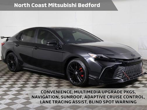 Midnight Black Metallic 2025 Toyota Camry SE